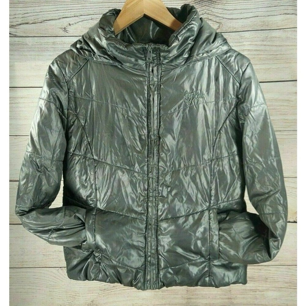 Women Hooded Zip Up Puffer Jacket Winter Lightweight Thermal Long Sleeve Coat